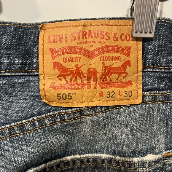 Jeans Lévis 505 32W 30L - Picture 3 of 3